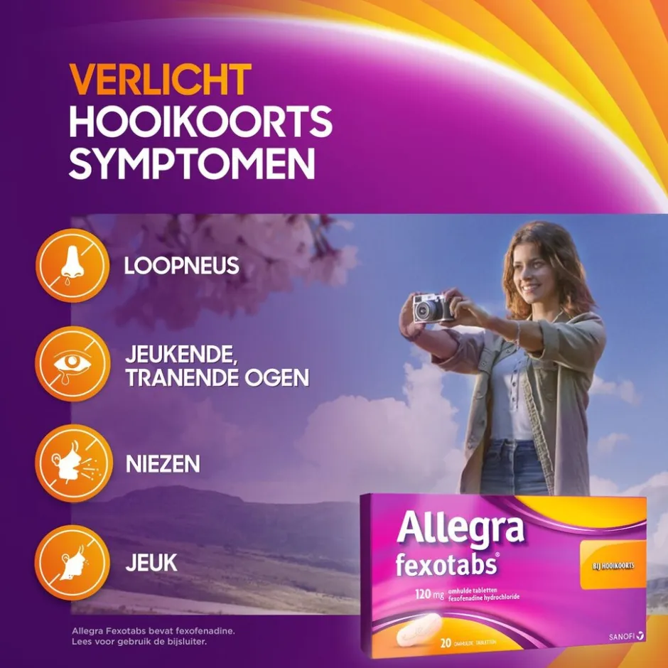 Fexotabs Hooikoortstabletten|Allegra