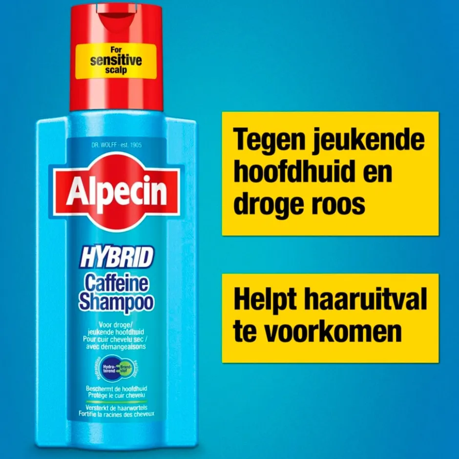 Alpecin Hybrid Cafeïne Shampoo< Shampoo