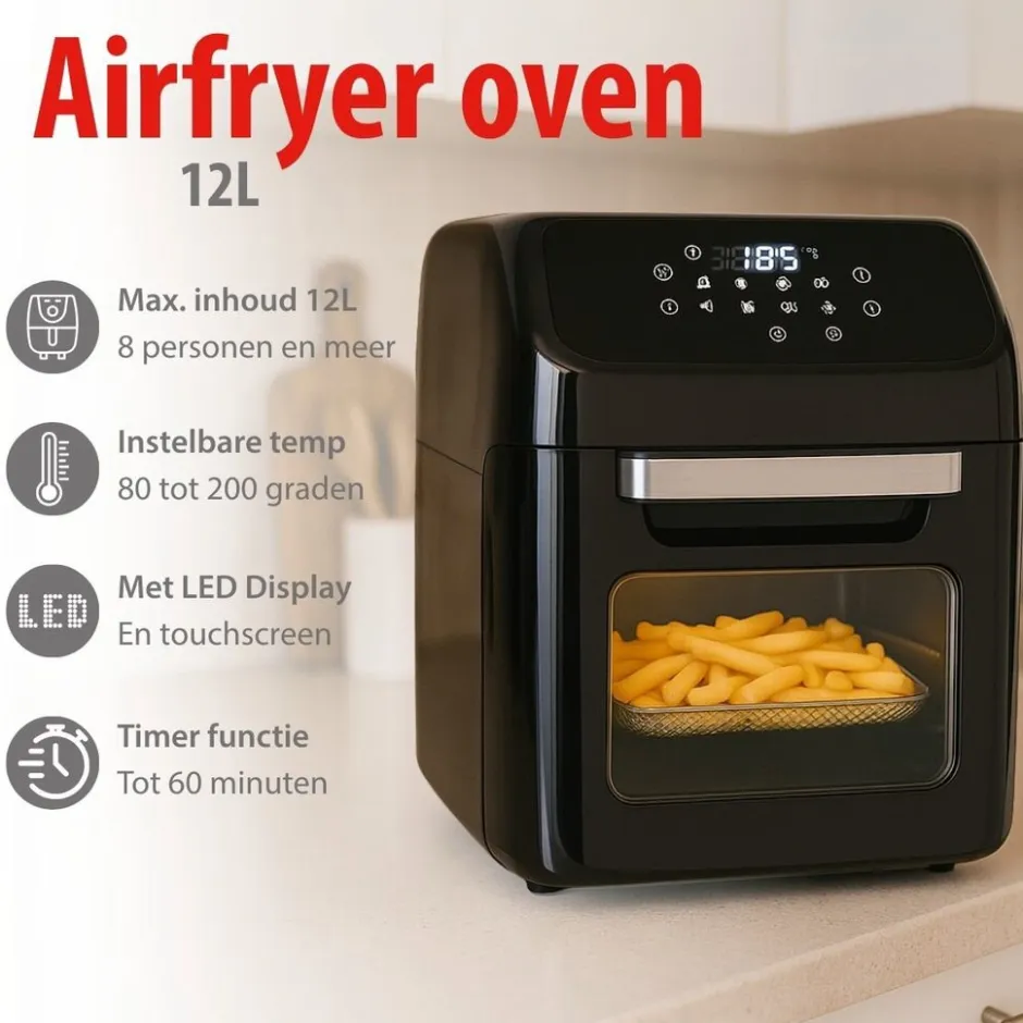 Alpina Heteluchtfriteuse MEAHE3840/0018< Frituurpannen En Airfryers