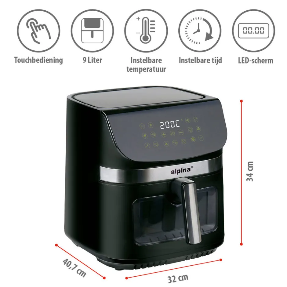 Heteluchtfriteuse MEAHE3840/0011|Alpina Discount