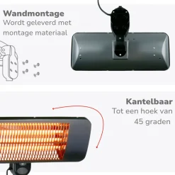 Alpina Terrasverwarmer MEAKA3880/0023< Kachels
