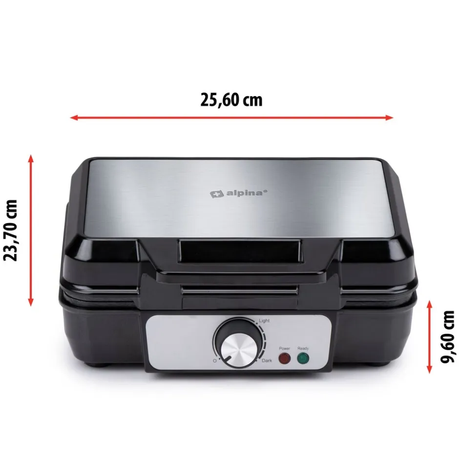 Alpina Wafelijzer MEAWA4630/001< Snackapparaten