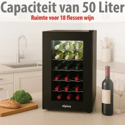 Alpina Wijnkoelkast MEAWI4670/002< Koelkasten En Vriezers