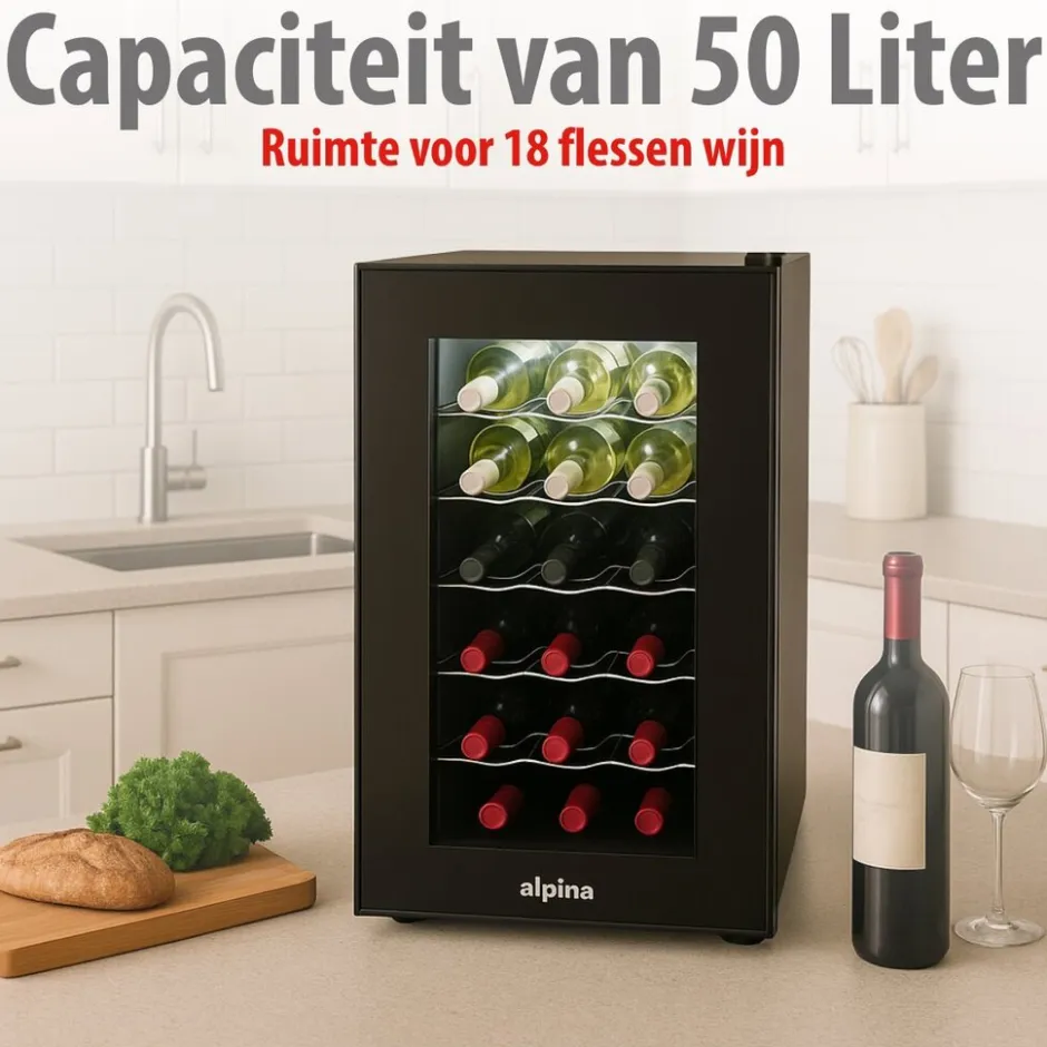 Alpina Wijnkoelkast MEAWI4670/002< Koelkasten En Vriezers