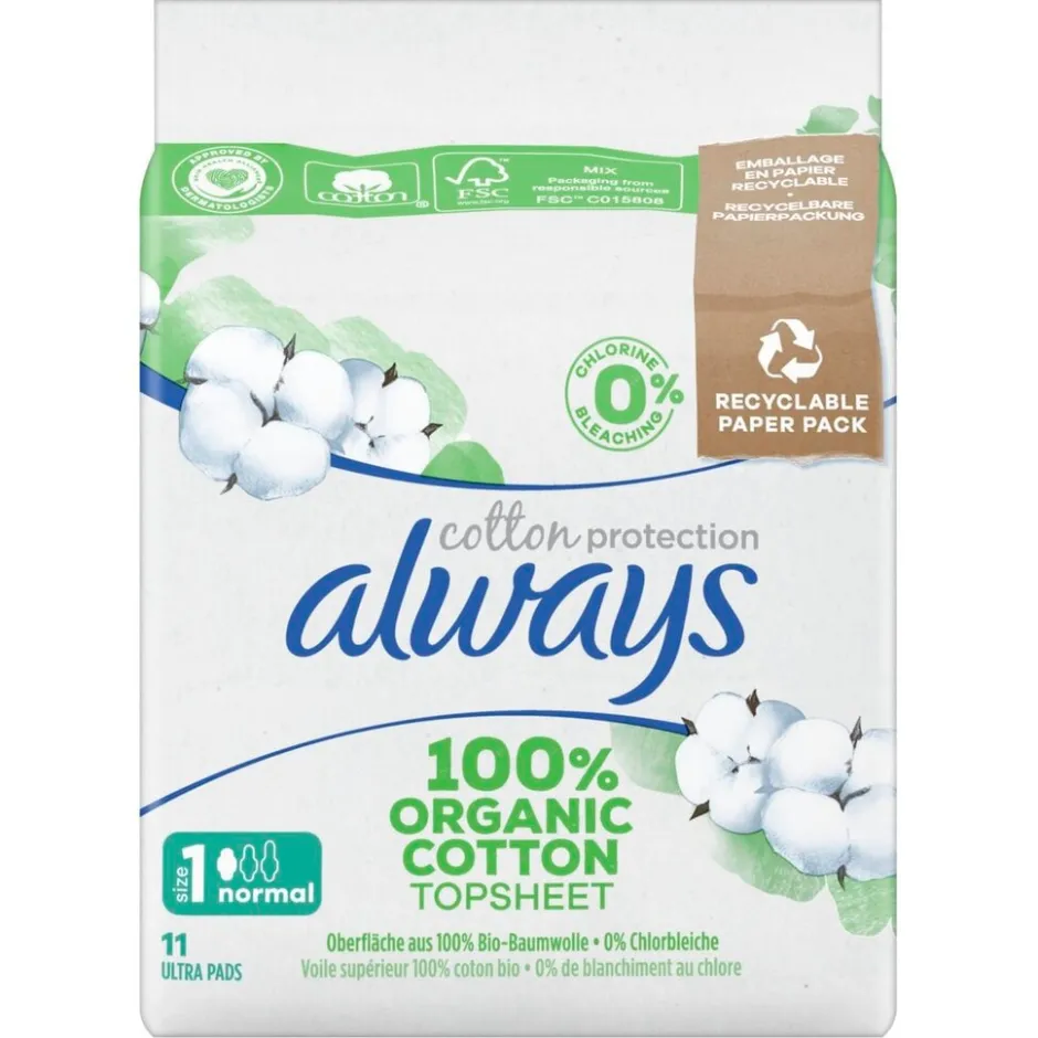 Cotton Protection Normal Plus Maandverband|Always Hot