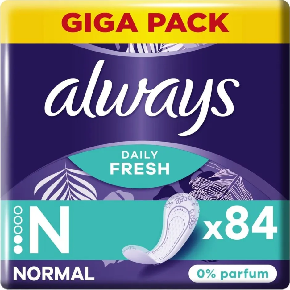 Always Dailies Fresh Normal Inlegkruisjes< Inlegkruisjes