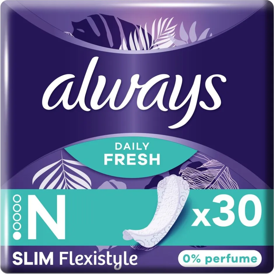 Always Dailies Fresh Slim Flexistyle Inlegkruisjes< Inlegkruisjes