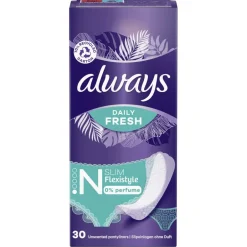 Always Dailies Fresh Slim Flexistyle Inlegkruisjes< Inlegkruisjes