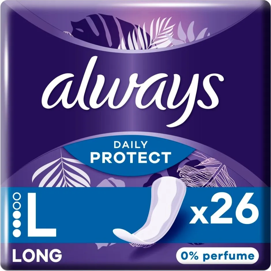 Always Dailies Long Inlegkruisjes< Inlegkruisjes