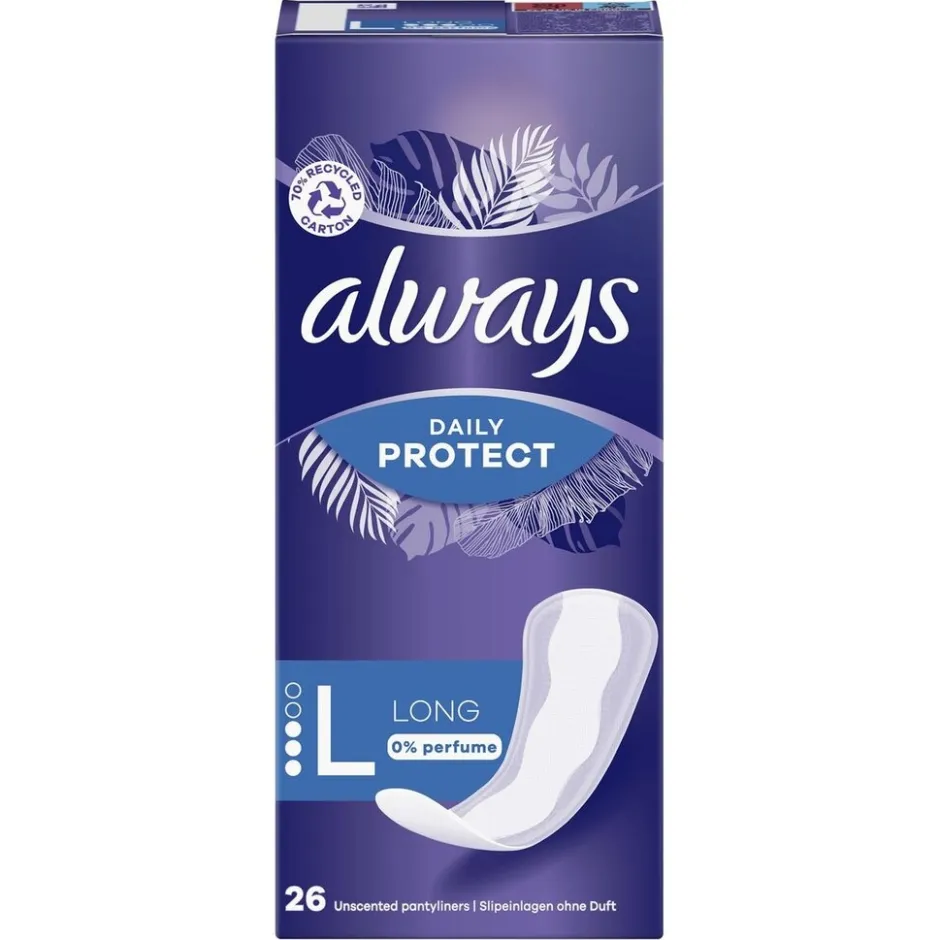 Always Dailies Long Inlegkruisjes< Inlegkruisjes