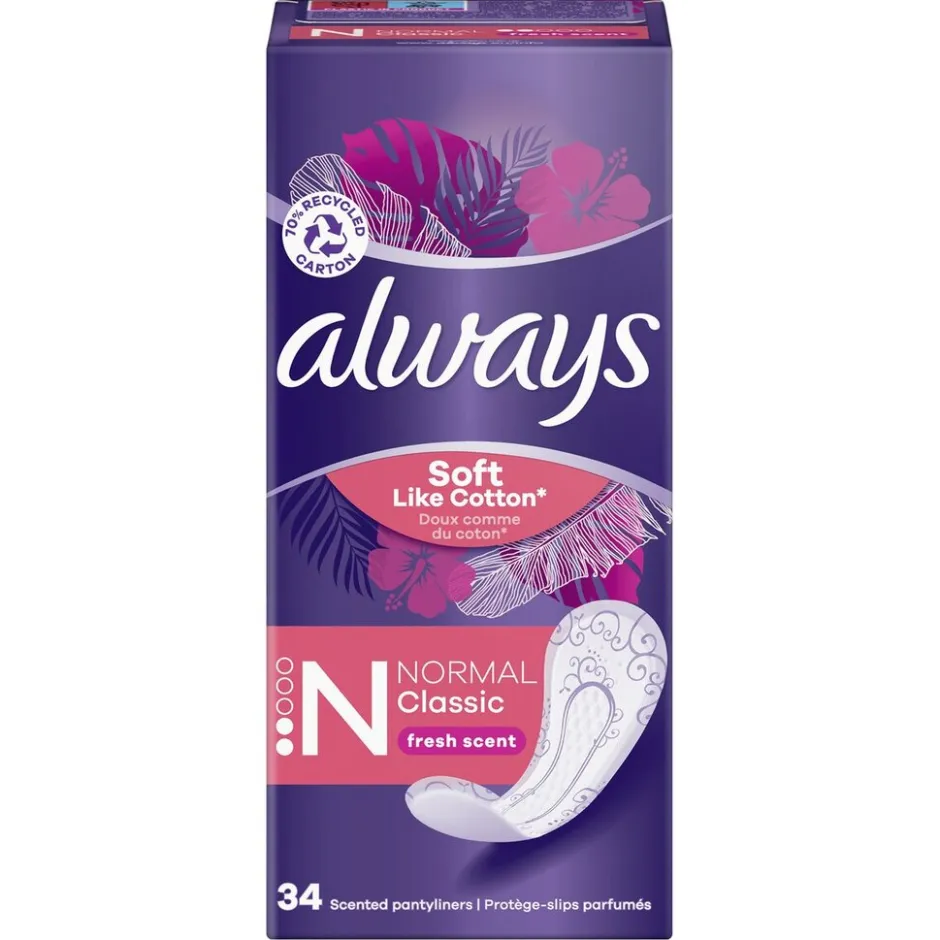 Soft Like Cotton Normal Fresh Inlegkruisjes|Always Dailies Clearance