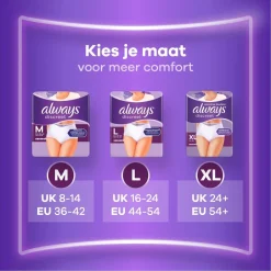Always Discreet Incontinentiebroekjes< Incontinentie