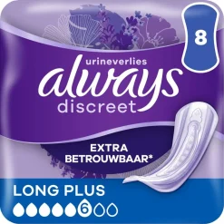 Always Discreet Long Plus Incontinentieverband< Incontinentie