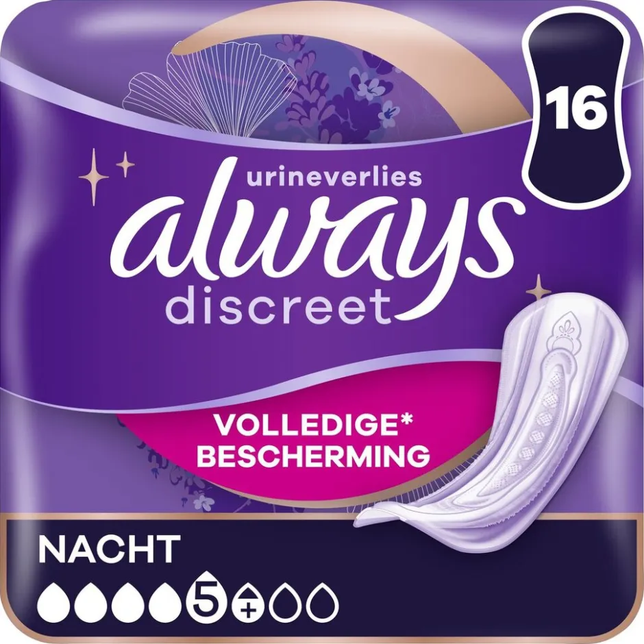 Nacht Incontinentieverband|Always Discreet Sale