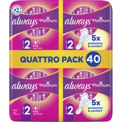 Always Platinum Long Maat 2 Maandverband< Maandverband