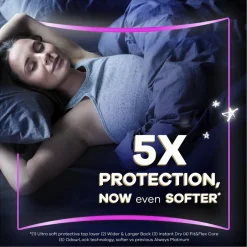 Always Platinum Secure Night Maandverband< Maandverband