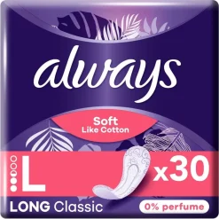 Always Dailies Always Soft Like Cotton Large Inlegkruisjes< Inlegkruisjes