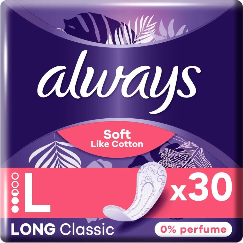 Always Dailies Always Soft Like Cotton Large Inlegkruisjes< Inlegkruisjes