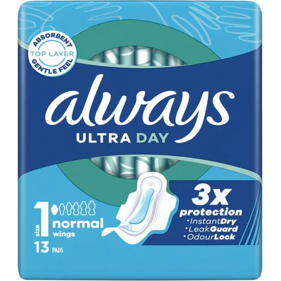 Always Ultra Day Normal Maandverband< Maandverband