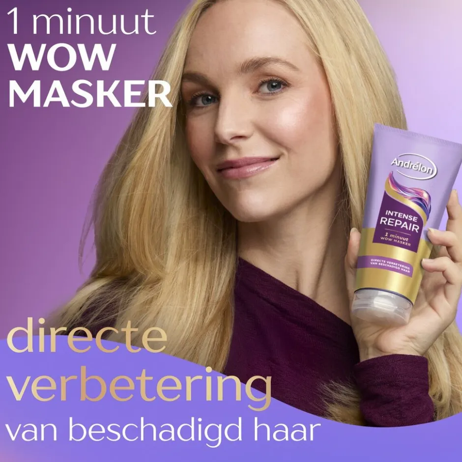 Andrelon Andrélon Intense Repair 1 Minuut Wow Haarmasker< Haarmasker