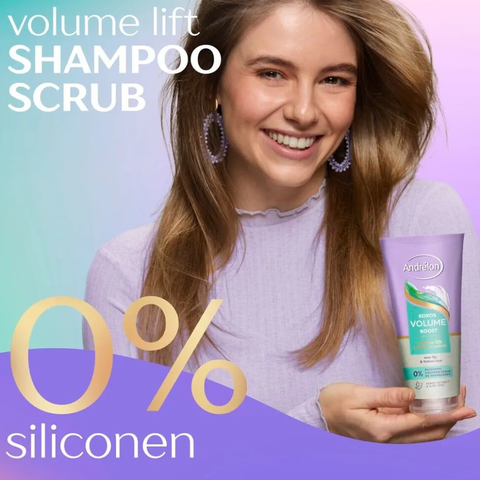 Andrélon Kokos Volume Boost Shampoo Scrub|Andrelon Online