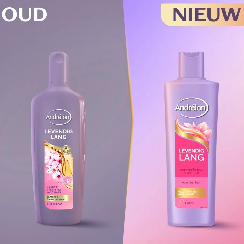 Andrelon Andrélon Levendig Lang Versterkende Shampoo< Shampoo