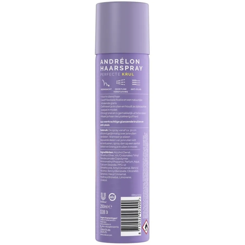 Andrelon Andrélon Perfecte Krul Haarspray< Haarlak
