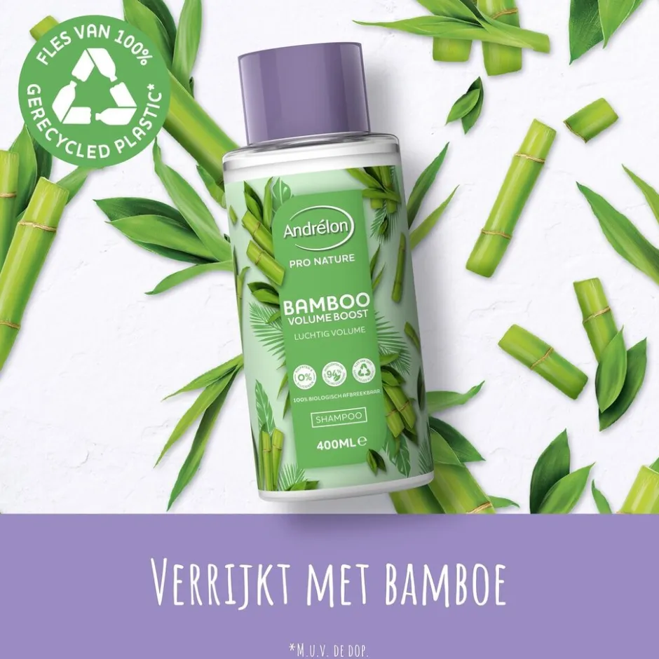 Andrélon Pro Nature Bamboo Volume Boost Shampoo|Andrelon
