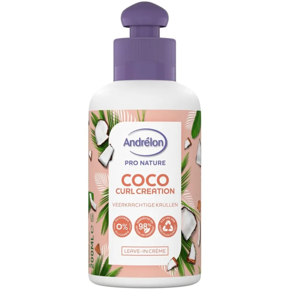 Andrelon Andrélon Pro Nature Coco Curl Creation Leave-In Crème< Haarcrème