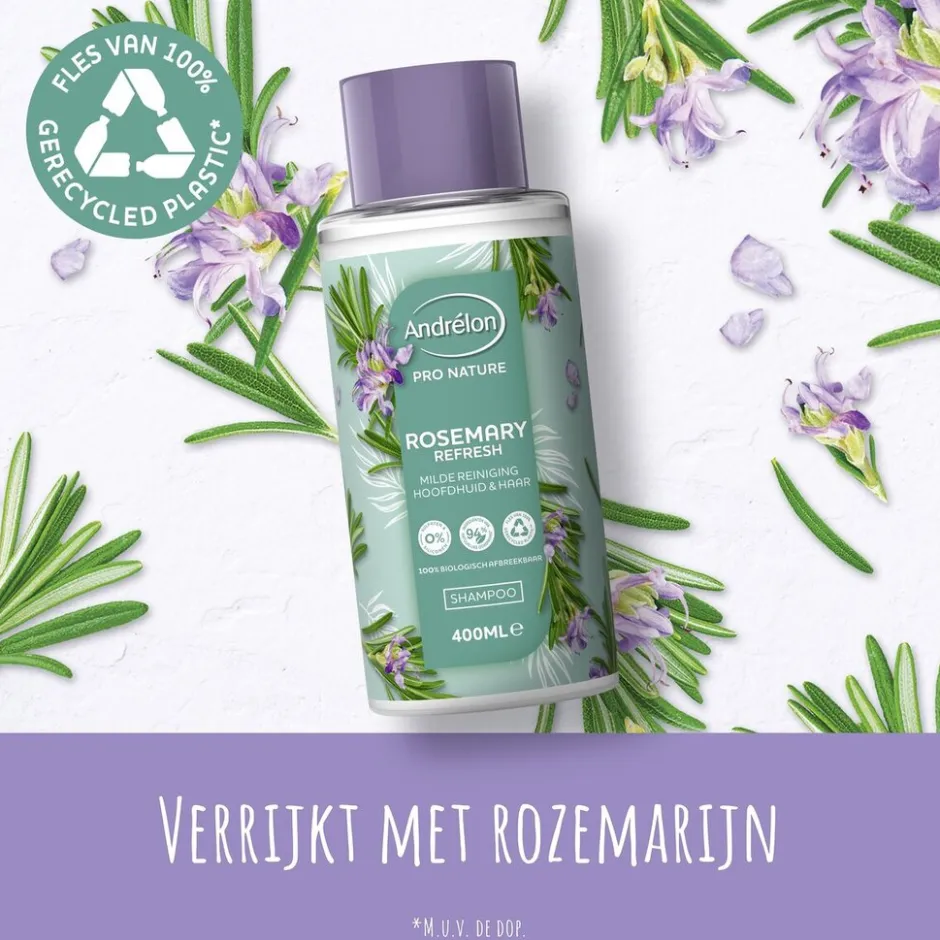 Andrélon Pro Nature Rosemary Refresh Shampoo|Andrelon New