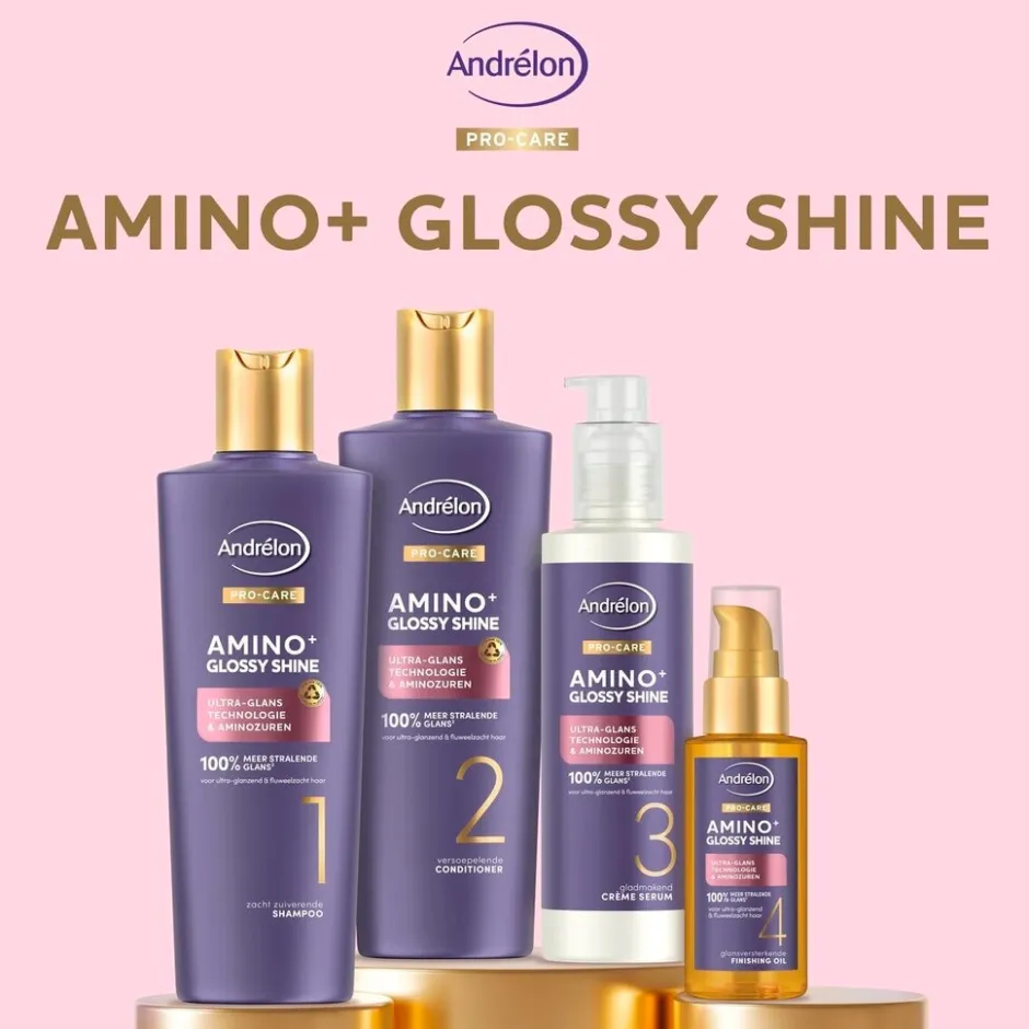 Andrelon Pro-Care Andrélon Pro-Care Amino+ Glossy Shine Finishing Oil< Haarolie|Haarserum