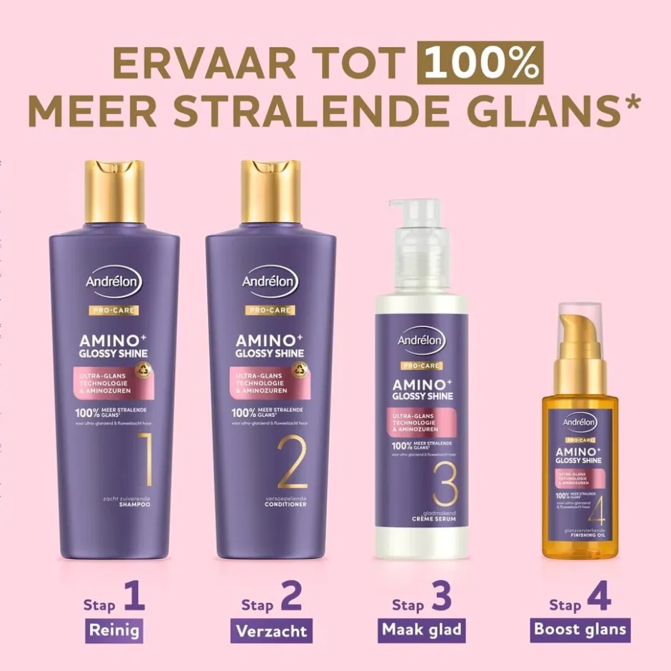Andrelon Pro-Care Andrélon Pro-Care Amino+ Glossy Shine Finishing Oil< Haarolie|Haarserum