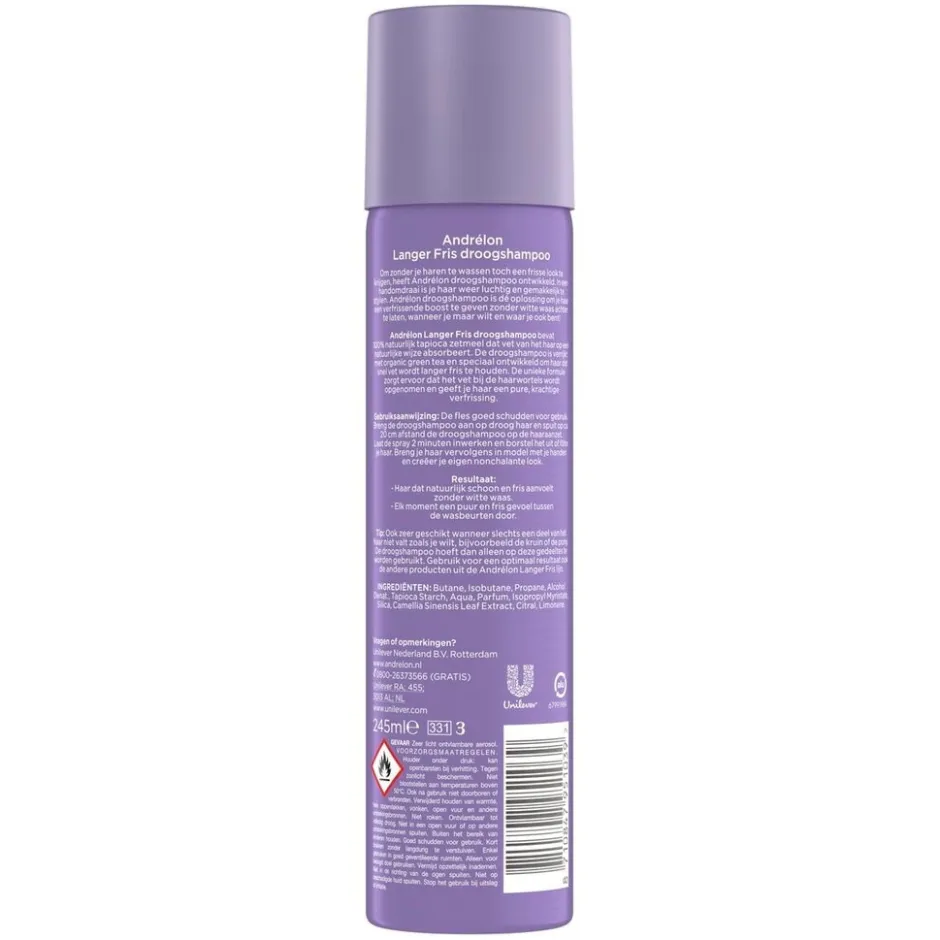 Andrelon Andrélon Special Langer Fris Droogshampoo< Droogshampoo