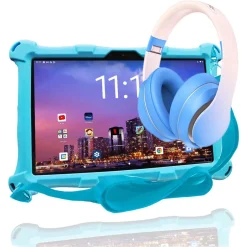 AngelTech Kinderpakket PRO II - Kindertablet + Kinderkoptelefoon| Discount