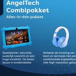 AngelTech Kinderpakket SLIM - Kindertablet + Kinderkoptelefoon< Tablets