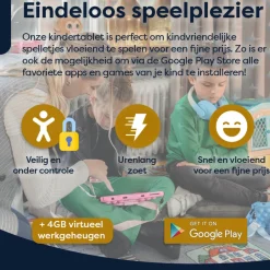 AngelTech Kinderpakket SLIM - Kindertablet + Kinderkoptelefoon< Tablets