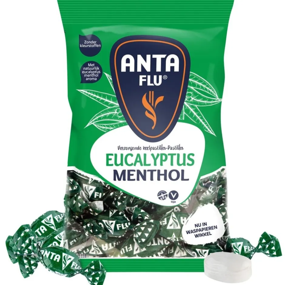 Anta Flu Eucalyptus Menthol Keelpastilles< Keelsnoepjes