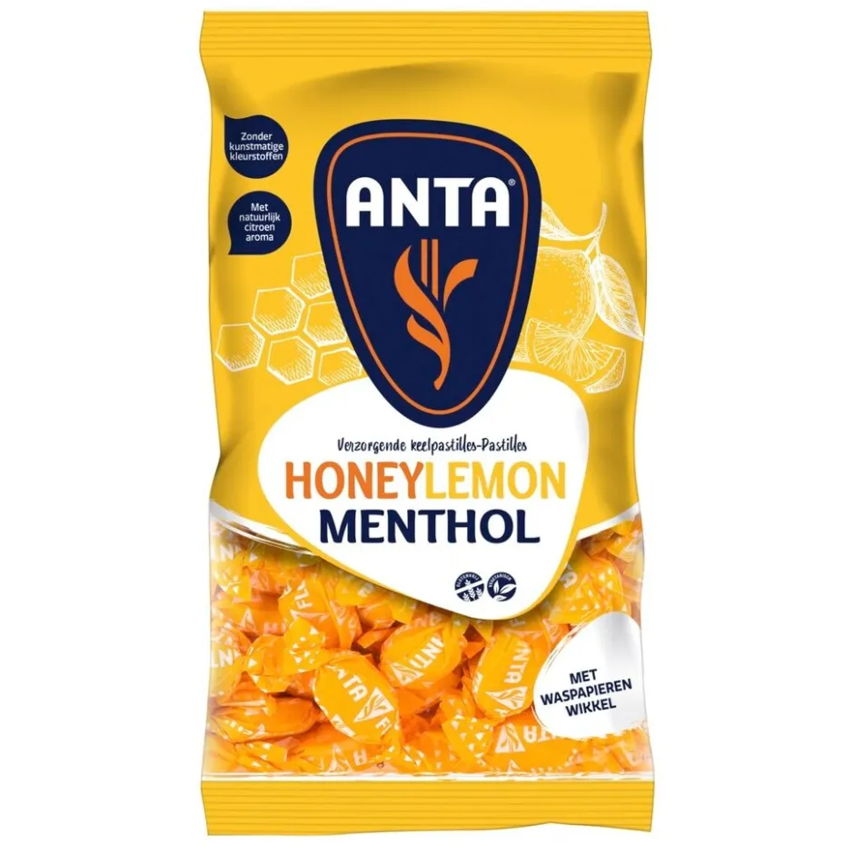 Honey Lemon Menthol Keelpastilles|Anta Flu Outlet