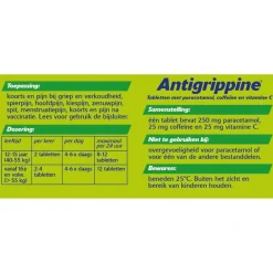 Antigrippine Tabletten< Pijn