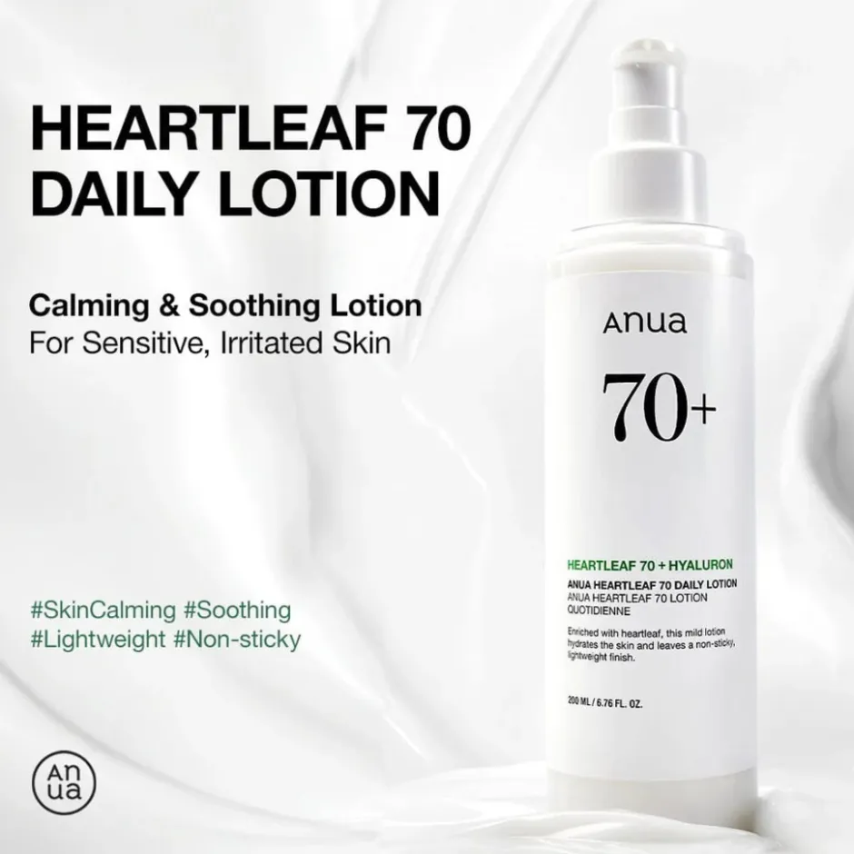 ANUA Heartleaf 70 Daily Lotion< Korean Skincare|Nachtcreme