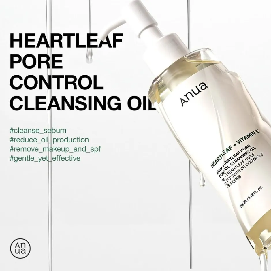 ANUA Heartleaf Pore Control Cleansing Oil< Korean Skincare|Gezichtsreiniging
