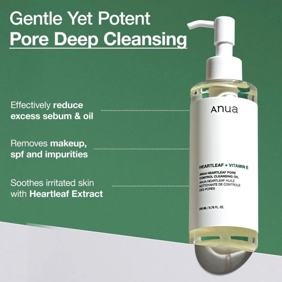 ANUA Heartleaf Pore Control Cleansing Oil< Korean Skincare|Gezichtsreiniging