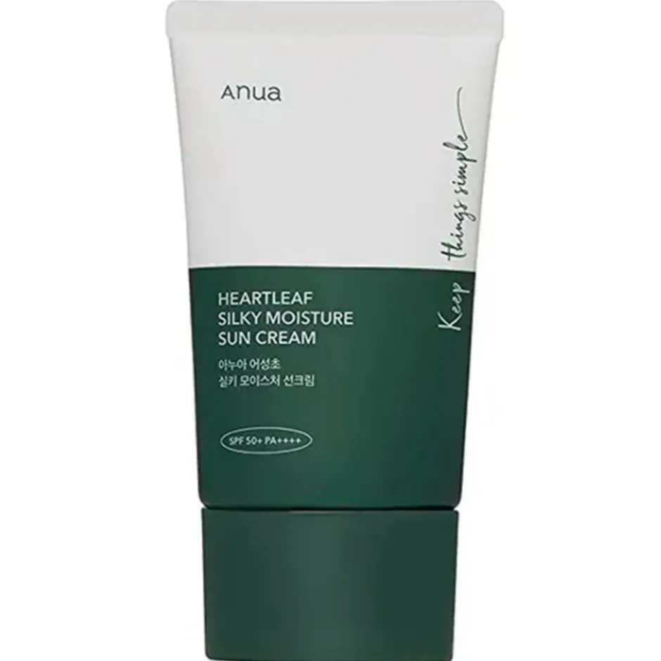 ANUA Heartleaf Silky Moisture Sun Cream 50ml< Zonnebrand