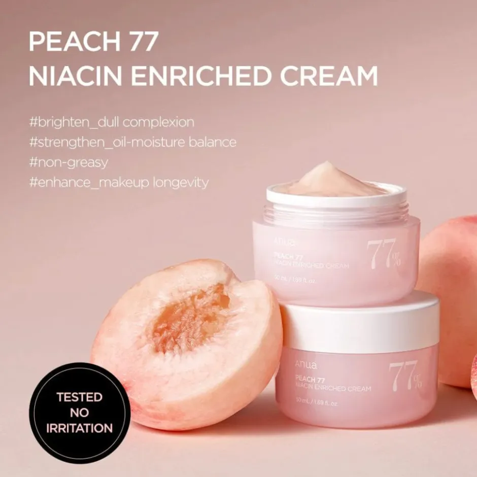 Peach 77 Niacin Enriched Cream|ANUA