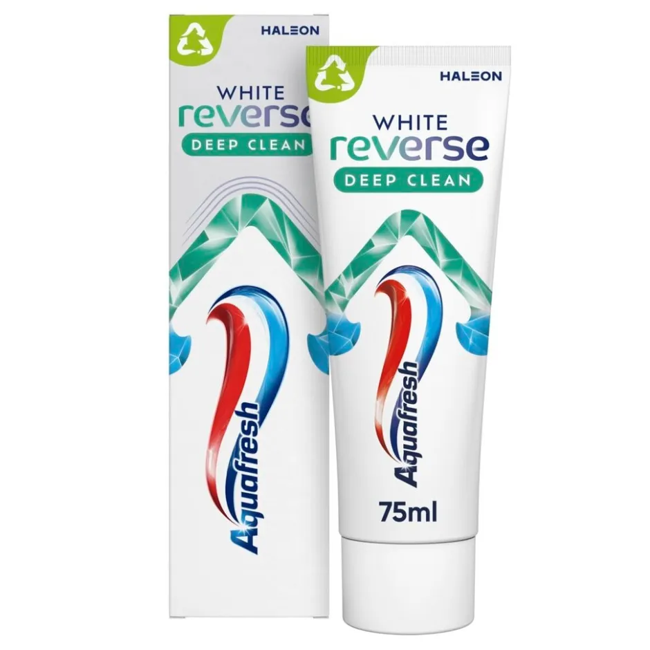 Aquafresh White Reverse Deep Clean Tandpasta< Tandpasta