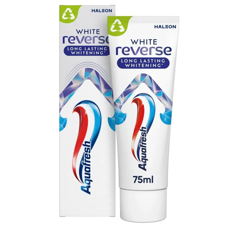 White Reverse Long Lasting Strengthening Tandpasta|Aquafresh Online
