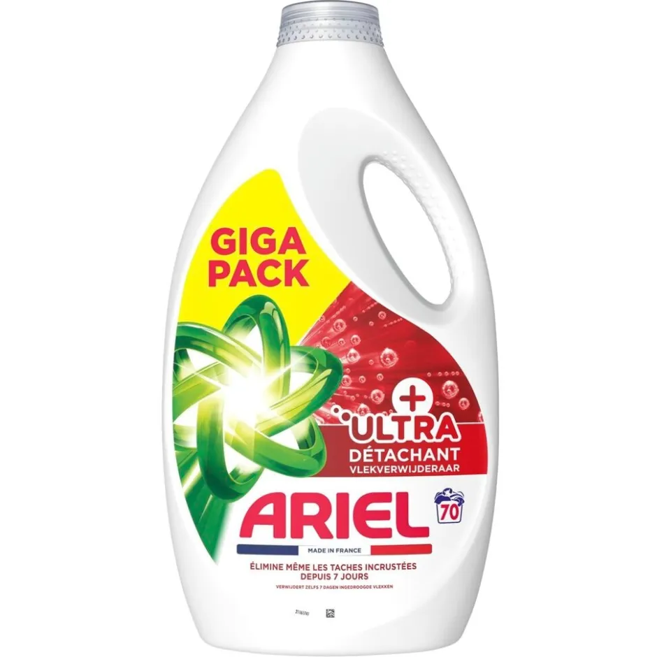Ariel +Ultra Vlekverwijdering Vloeibaar Wasmiddel< Wasmiddel