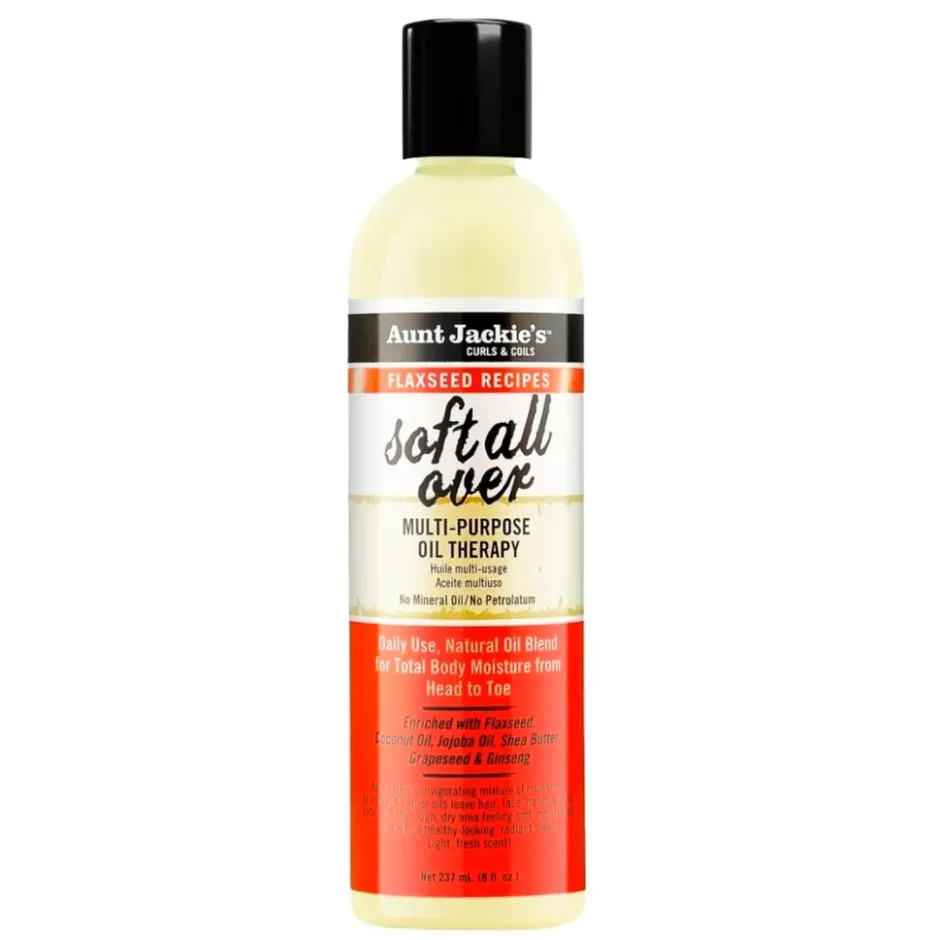 Aunt Jackie's Curls & Coils Flaxseed Recipes Soft All Over Multi-Purpose Oil Therapy< Haarolie