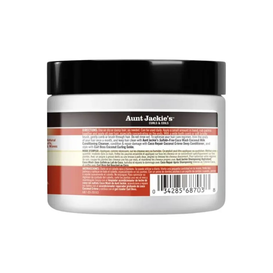 Curls & Coils Coconut Crème Recipes Butter Crème Intensive Moisture Sealant|Aunt Jackie's