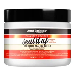 Curls & Coils Flaxseed Recipes Seal it Up Hydrating Sealing Butter|Aunt Jackie's Online